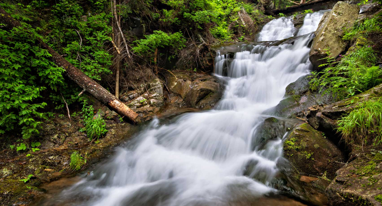 Hidden Waterscape: The Brook Walk &amp; Seven Waterfalls of Castle in the Clouds